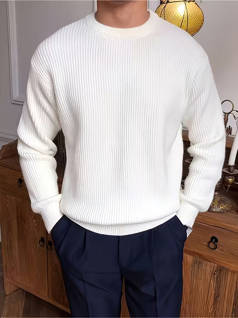 Salvador | Sweater de punto acanalado manga larga