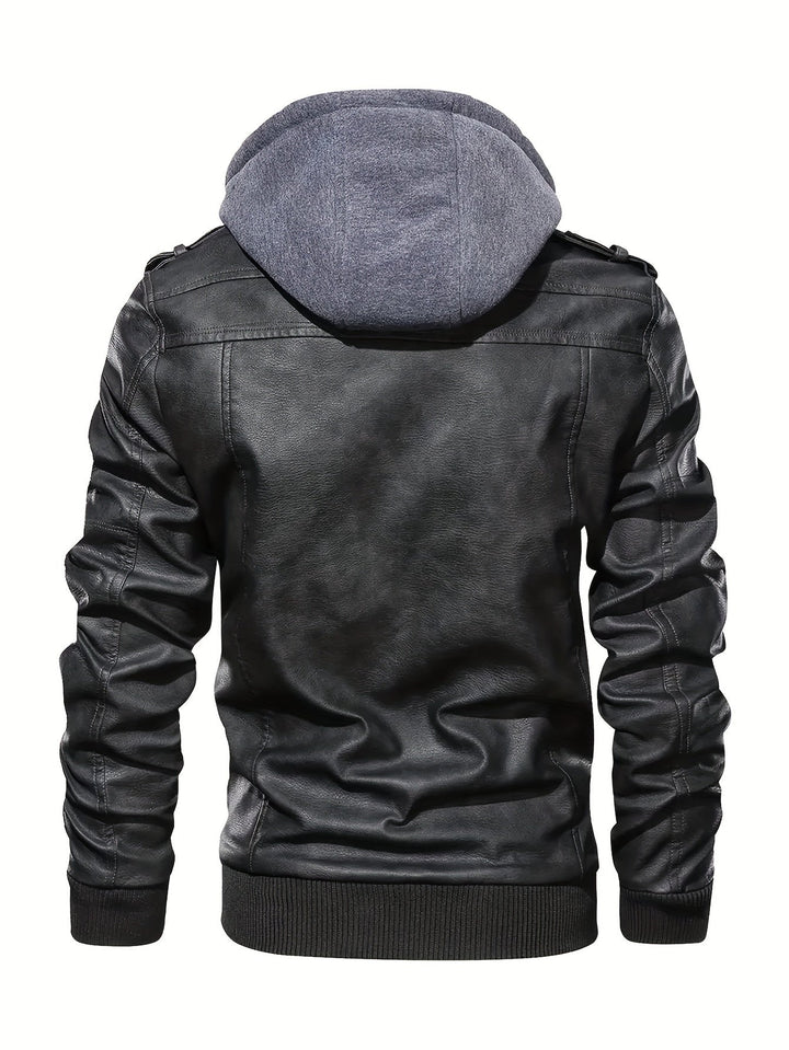 Paulino | Chaqueta moto con capucha