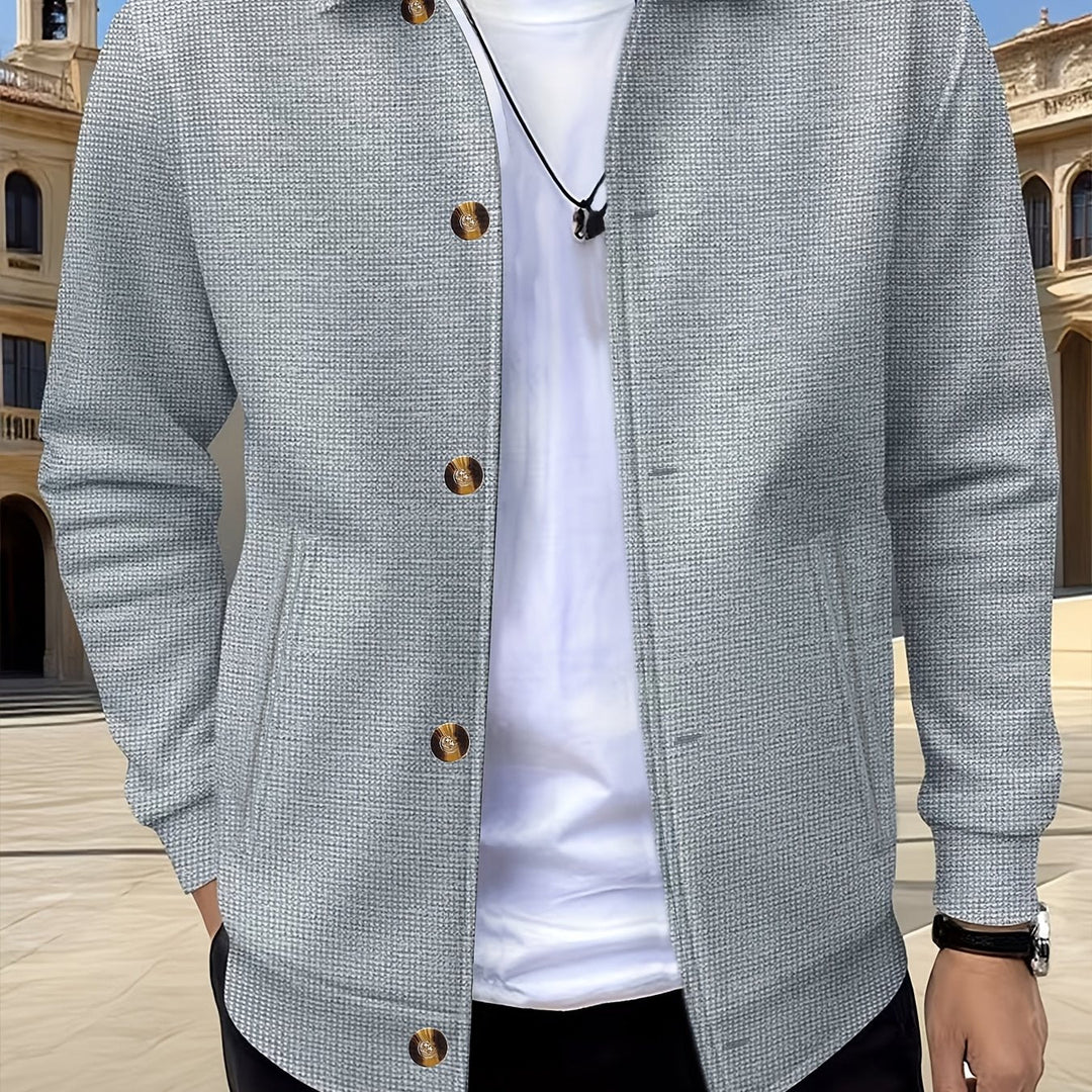 Luis | Chaqueta con botones y textura