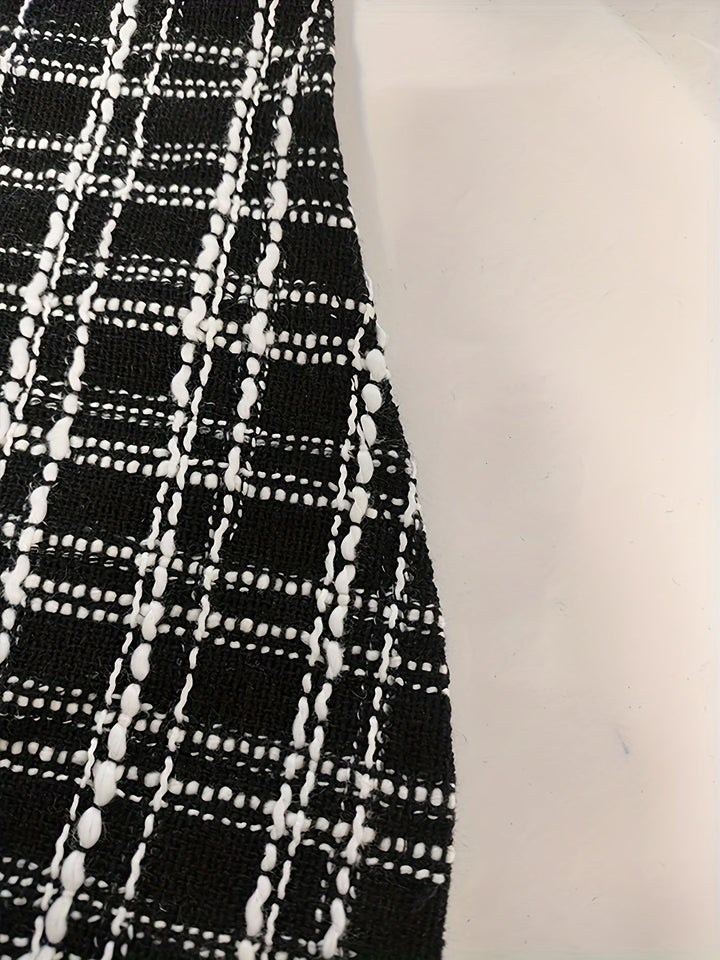 Nibaldo | Chaqueta camisera a cuadros texturizada