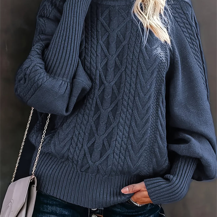 Ciriaca | Sweater texturado cuello medio