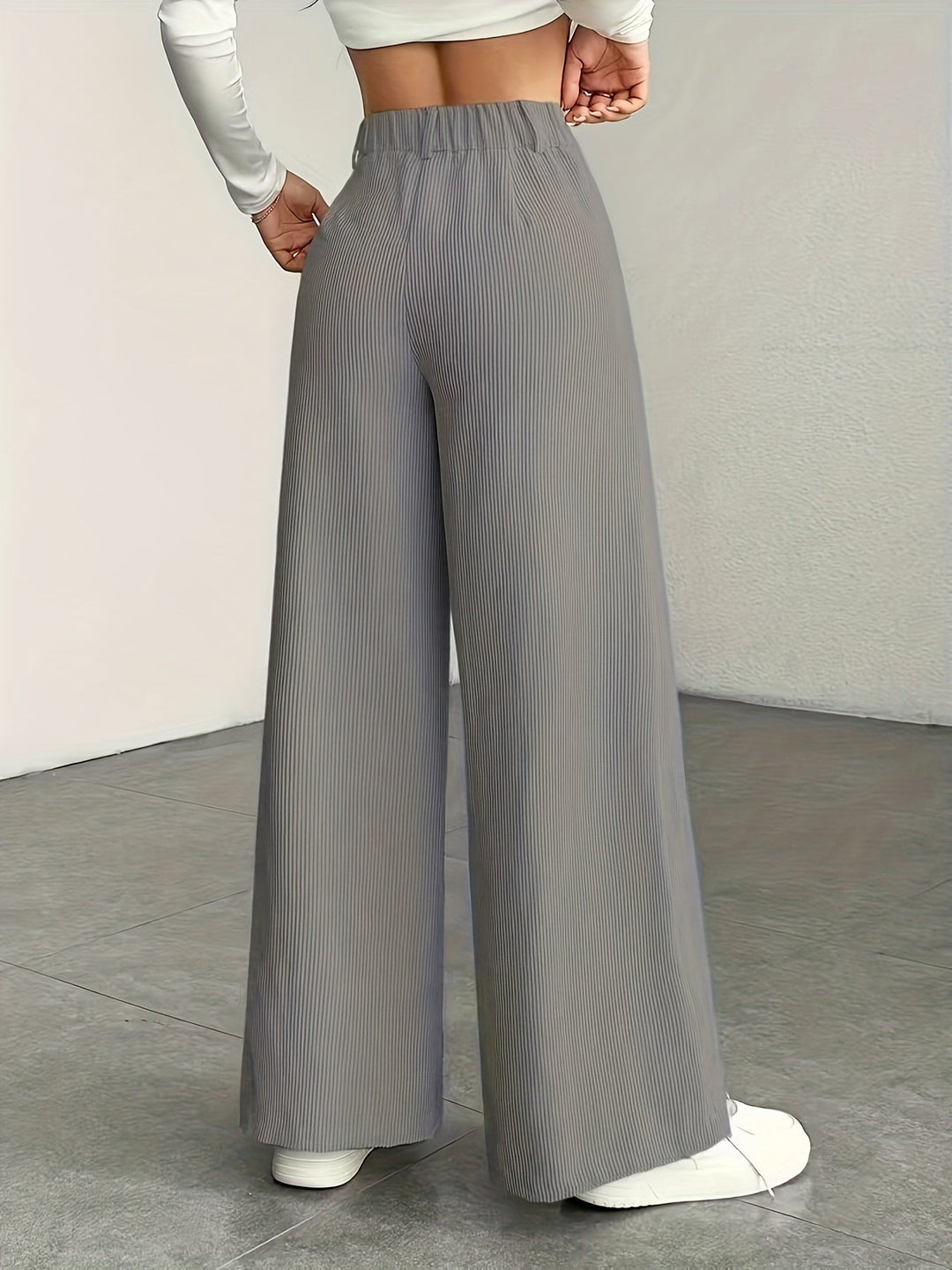 Oriana | Pantalón de tiro alto pierna ancha