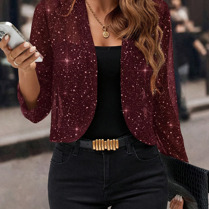 Ayaní | Chaqueta corta con brillo
