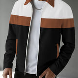 Melitón | Chaqueta con cierre color block