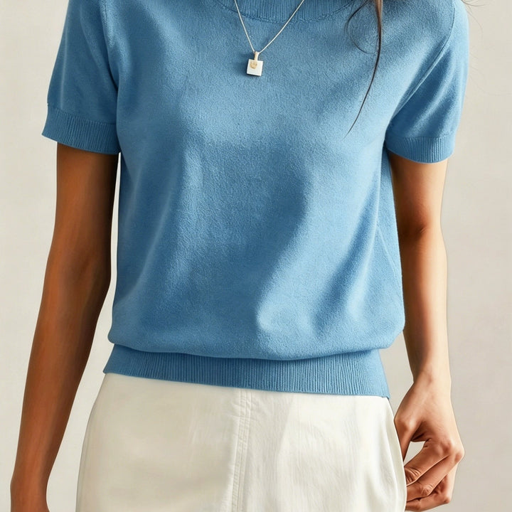 Lucila | Sweater de punto fino manga corta