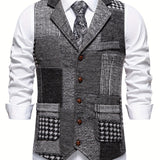 Demian | Chaleco de vestir patchwork