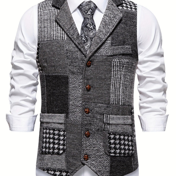 Demian | Chaleco de vestir patchwork