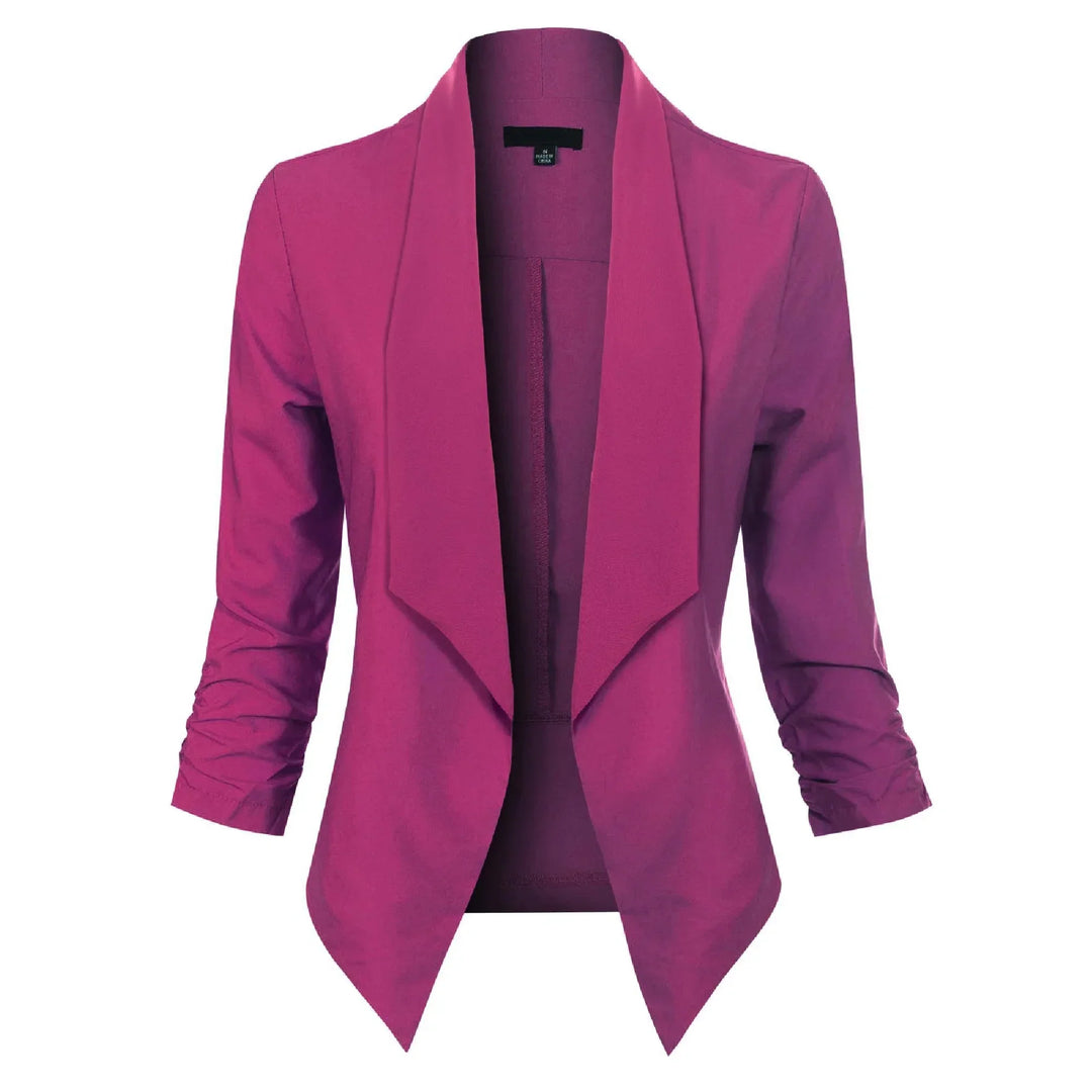 Mariana | Blazer de solapa cruzada sin botones