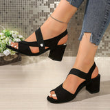 Otilia | Sandalias de taco bajo con plataforma estable