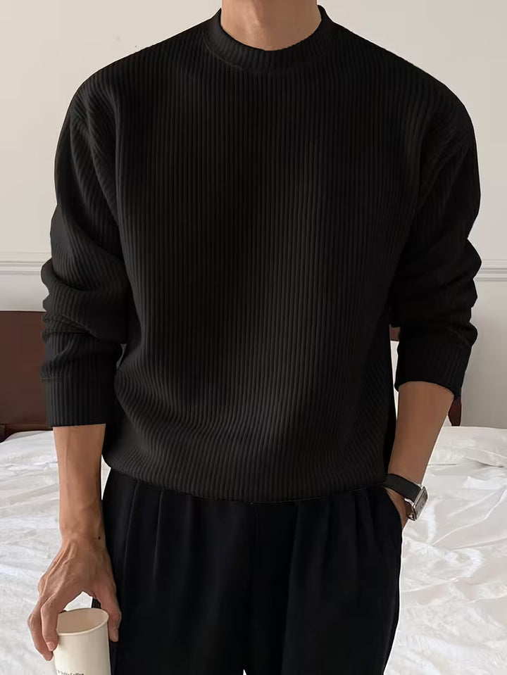 Salvador | Sweater de punto acanalado manga larga