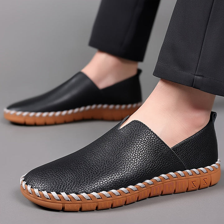 Alan | Mocasines slip-on con costura a mano