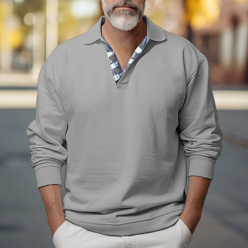 Elías | Polerón con cuello polo