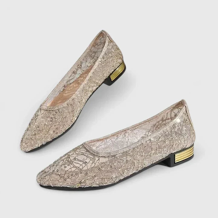 Mónica | Ballerinas de encaje en punta