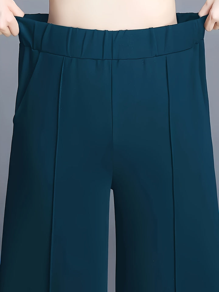 Saray | Pantalones de tiro alto y pierna ancha