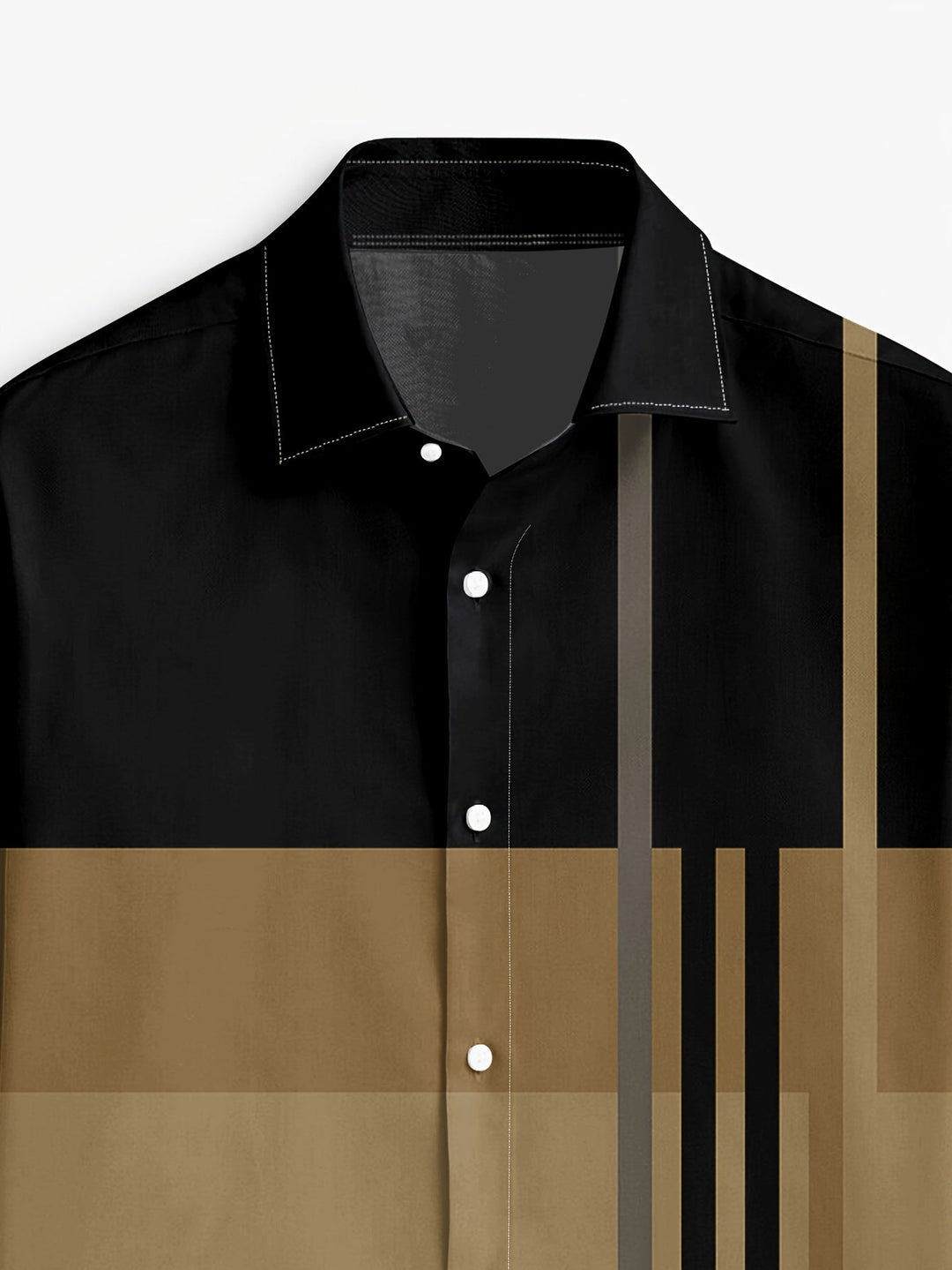 Levi | Camisa manga larga con bloques de color