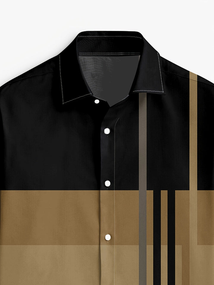 Levi | Camisa manga larga con bloques de color