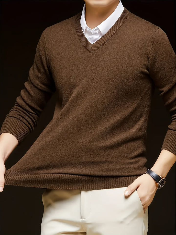 Germán | Sweater cuello V para hombre