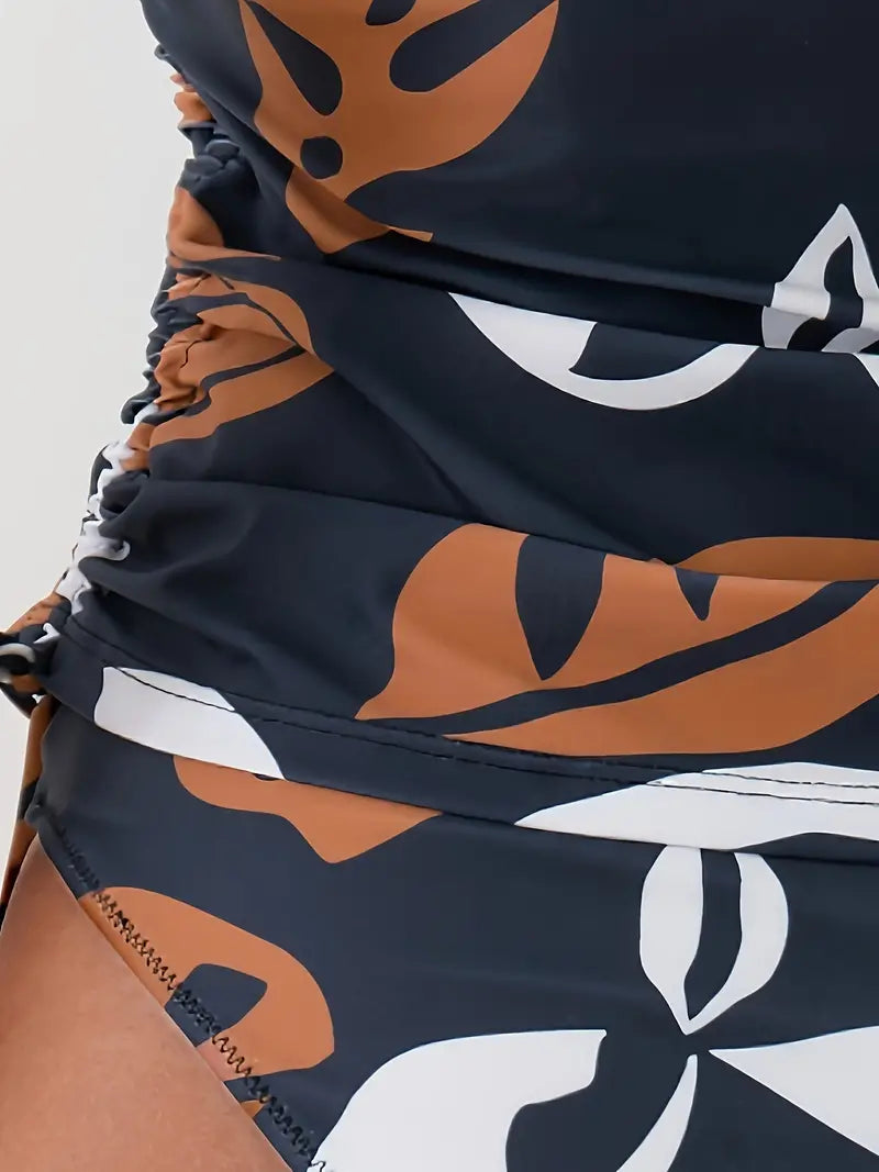 Domitila | Tankini estampado de dos piezas