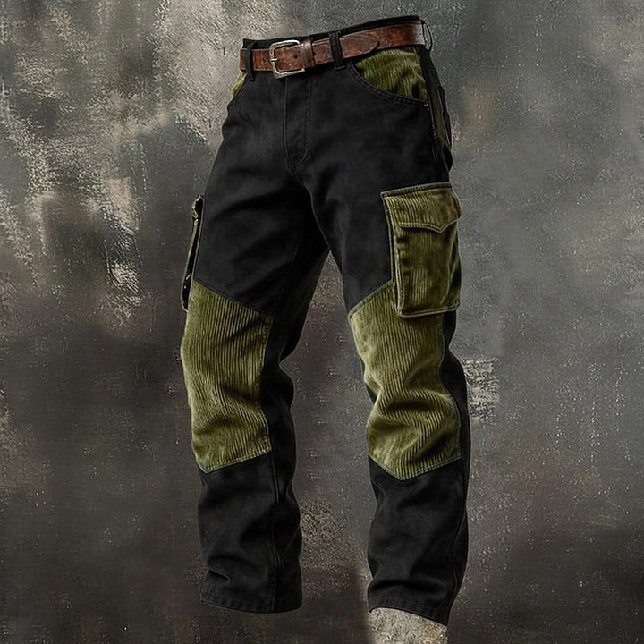 Johan | Pantalón cargo bicolor