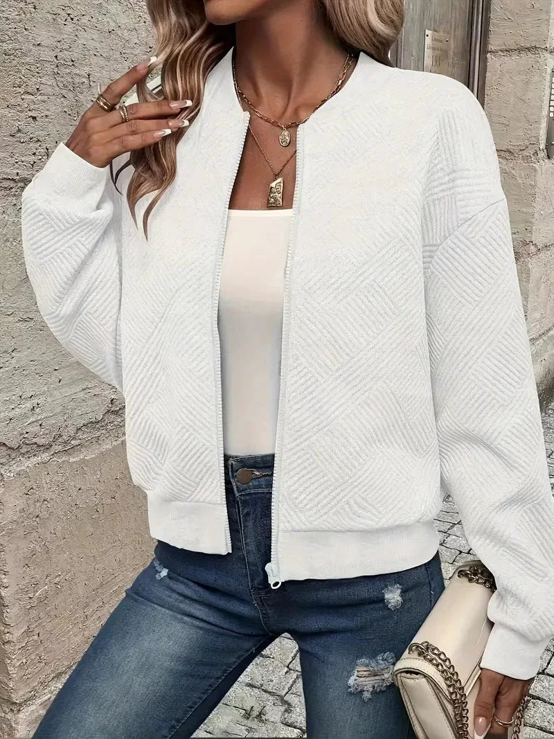 Ella | La Chaqueta Casual Elegante con Cremallera