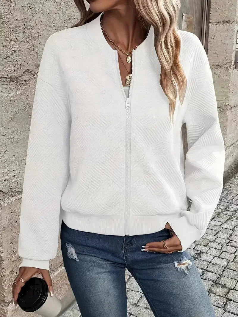 Ella | La Chaqueta Casual Elegante con Cremallera