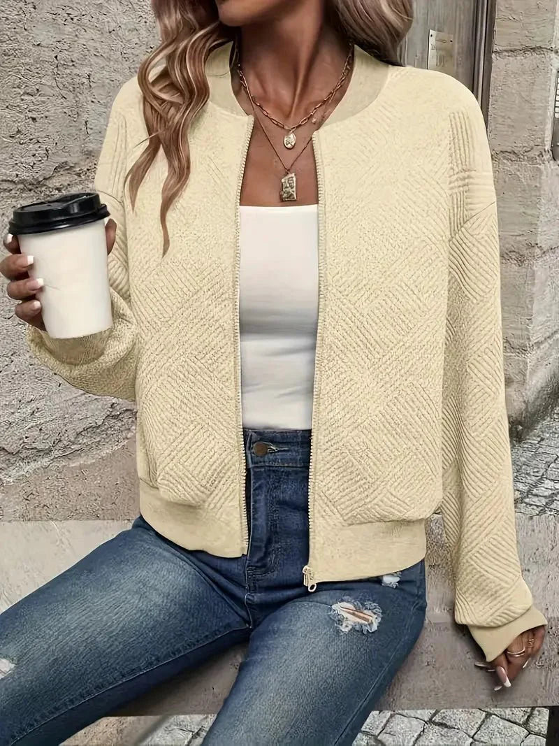 Ella | La Chaqueta Casual Elegante con Cremallera