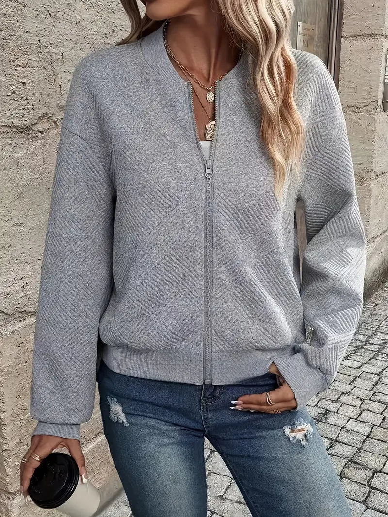 Ella | La Chaqueta Casual Elegante con Cremallera