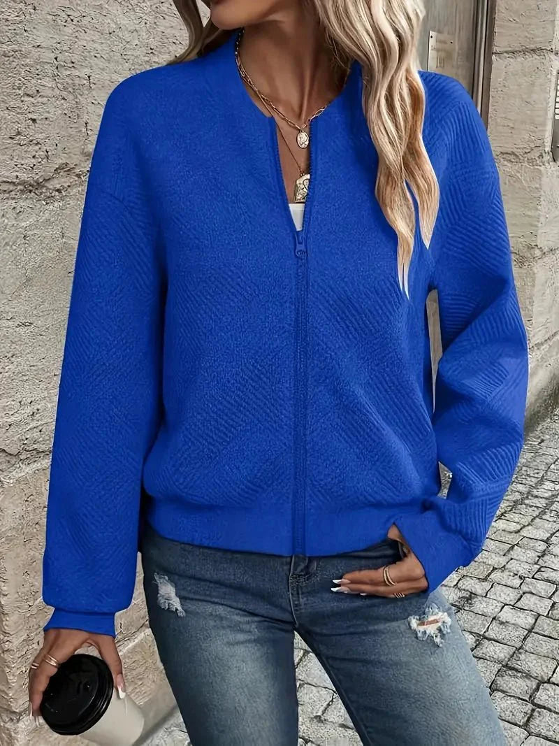 Ella | La Chaqueta Casual Elegante con Cremallera