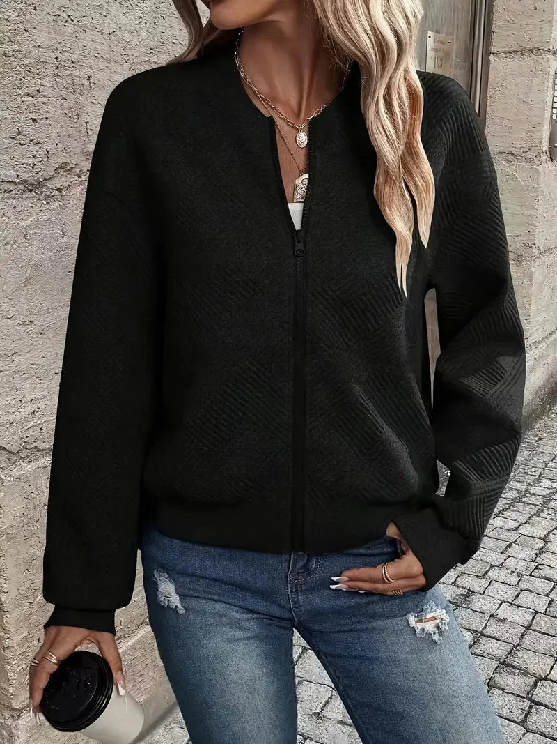 Ella | La Chaqueta Casual Elegante con Cremallera