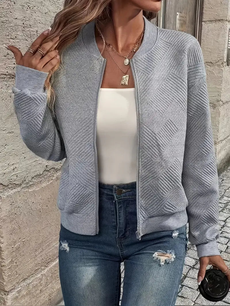 Ella | La Chaqueta Casual Elegante con Cremallera