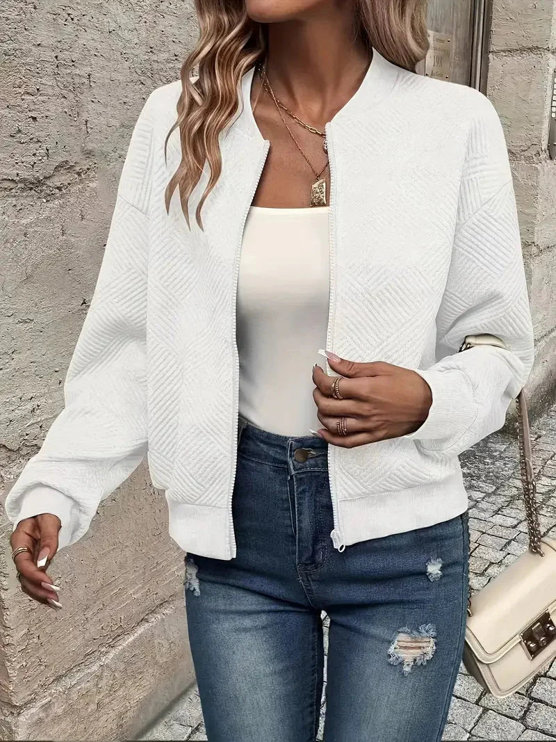 Ella | La Chaqueta Casual Elegante con Cremallera