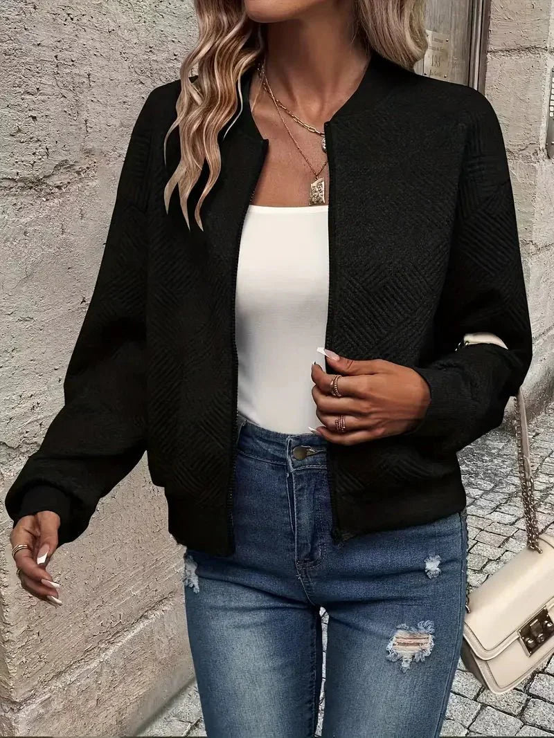Ella | La Chaqueta Casual Elegante con Cremallera