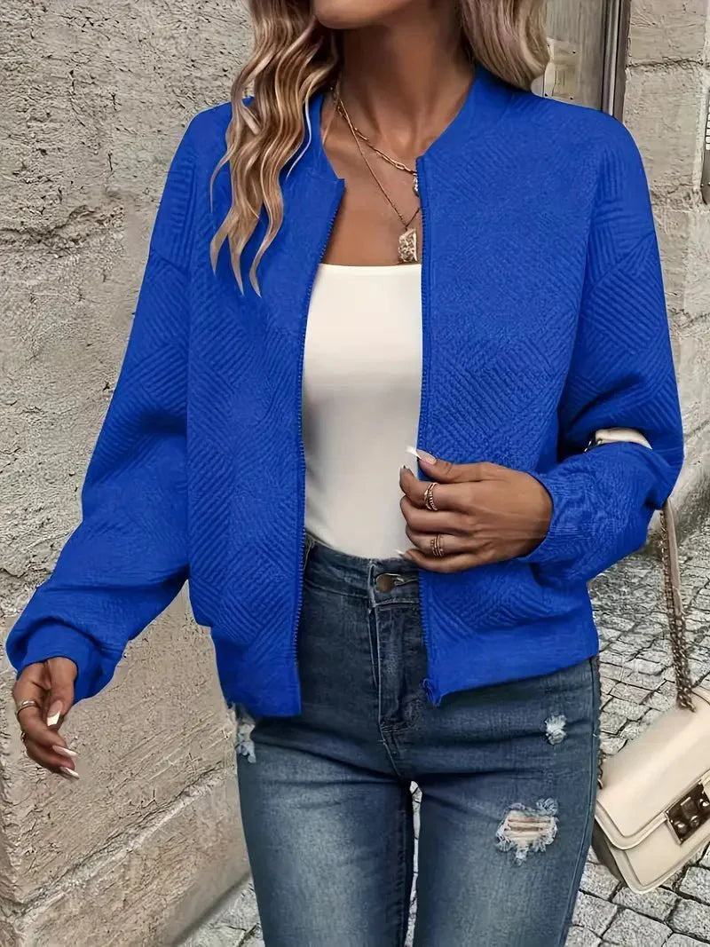Ella | La Chaqueta Casual Elegante con Cremallera