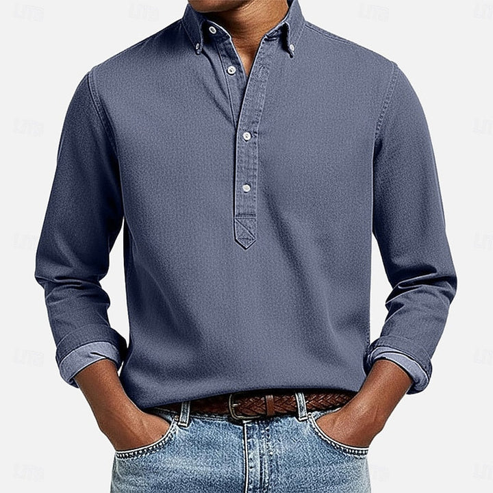 Ubaldo | Camisa casual con media botonadura