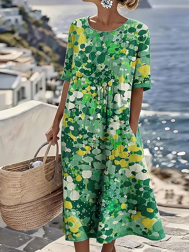 Modesta | Vestido midi línea A