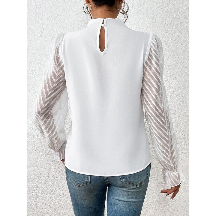 Corina | Blusa elegante de cuello alto
