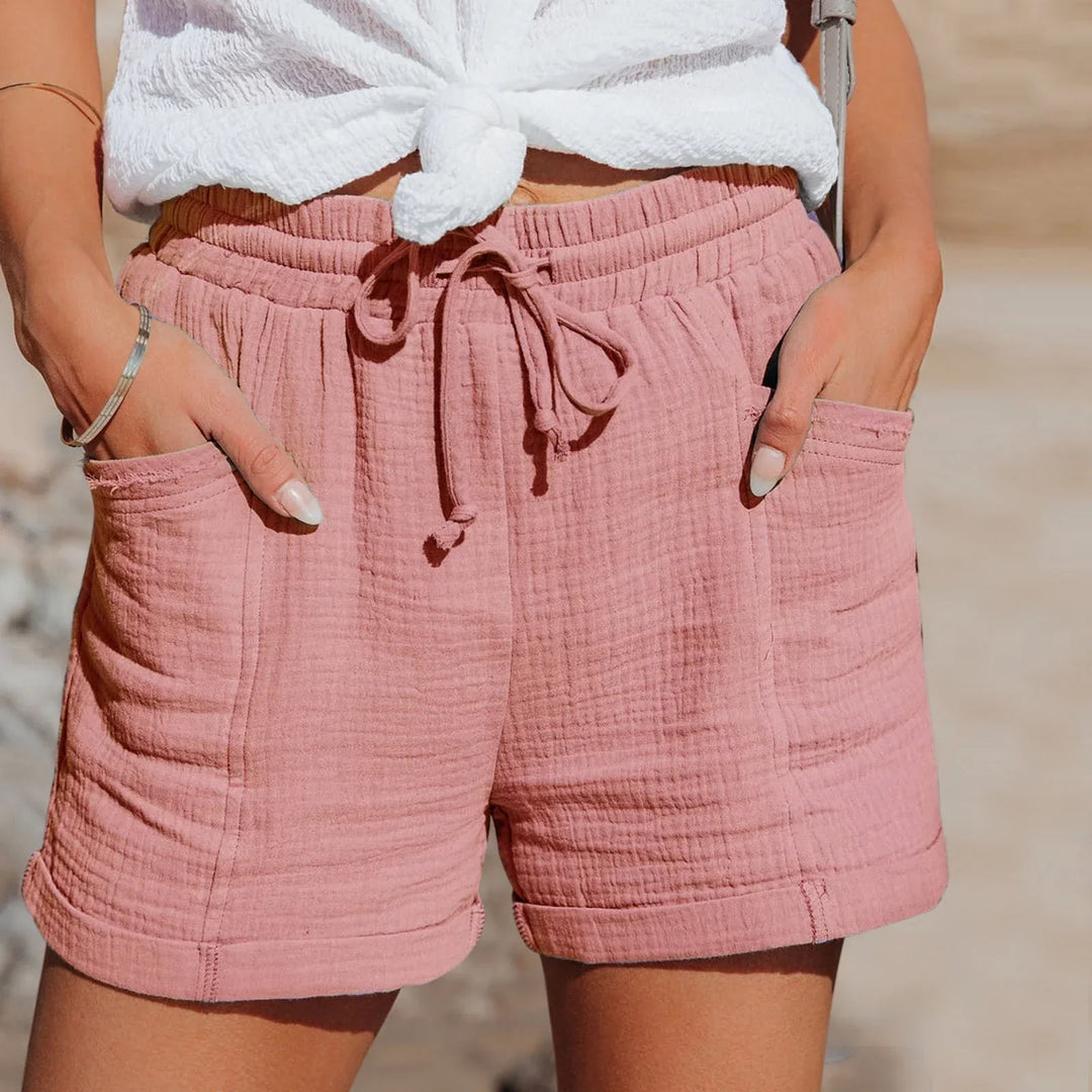 Rosalia | Shorts veraniegos de tiro elástico