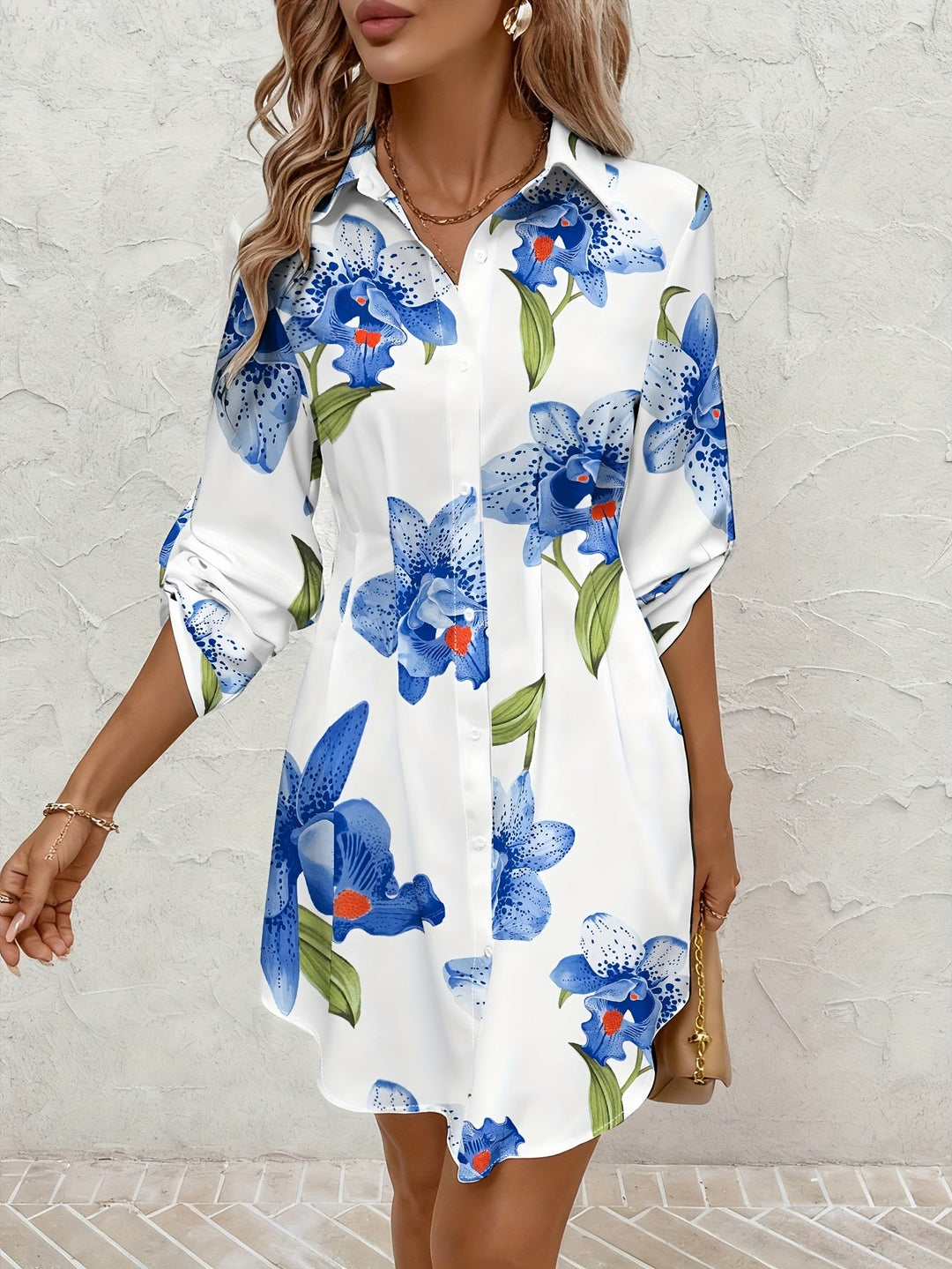 Mavis | Vestido camisero floral