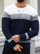 Alexi | Sweater de punto color block