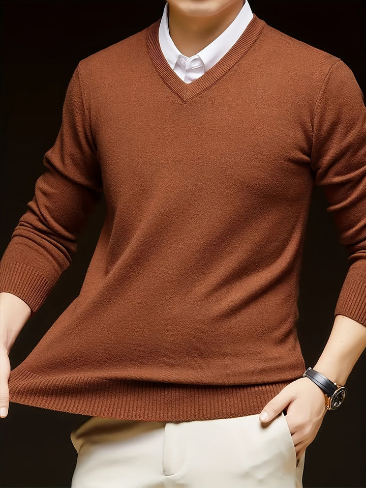 Germán | Sweater cuello V para hombre