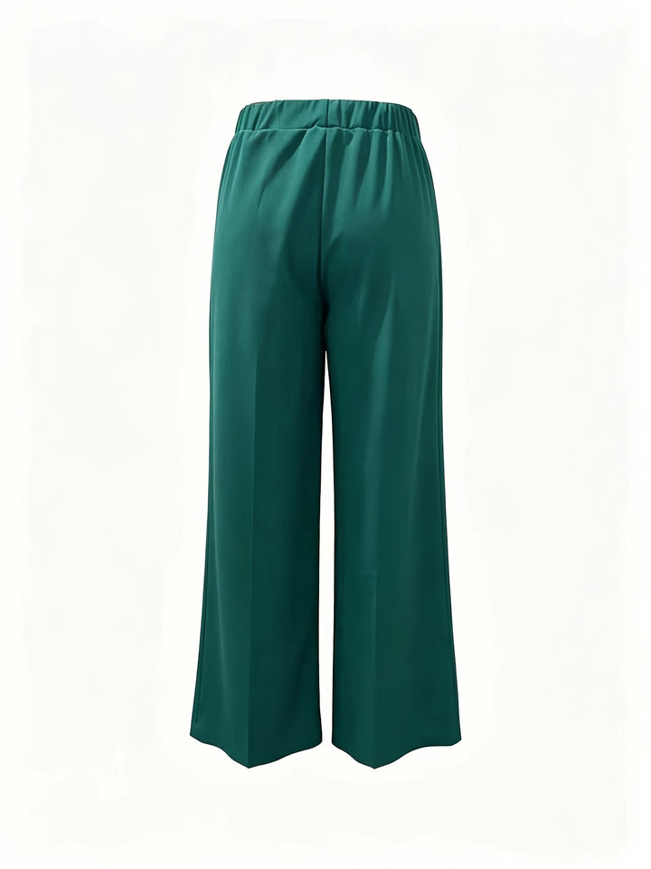 Saray | Pantalones de tiro alto y pierna ancha