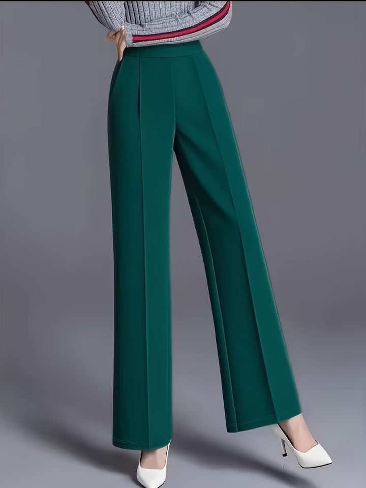 Saray | Pantalones de tiro alto y pierna ancha