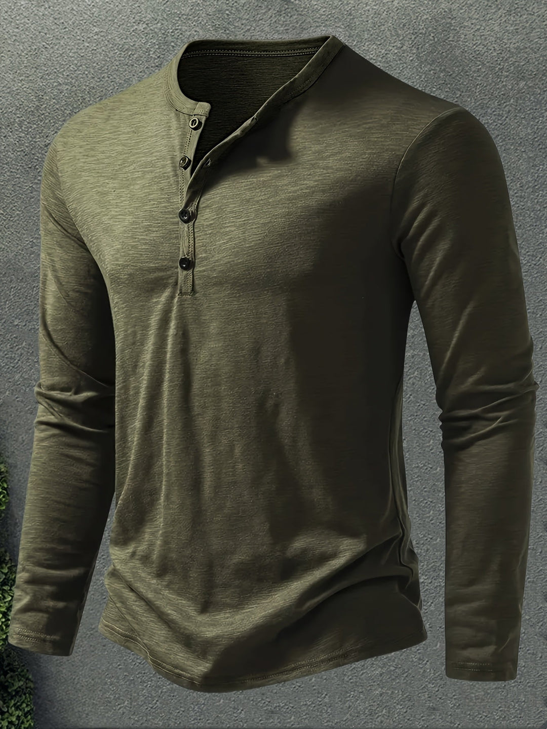 Gerardo | Polera henley de manga larga