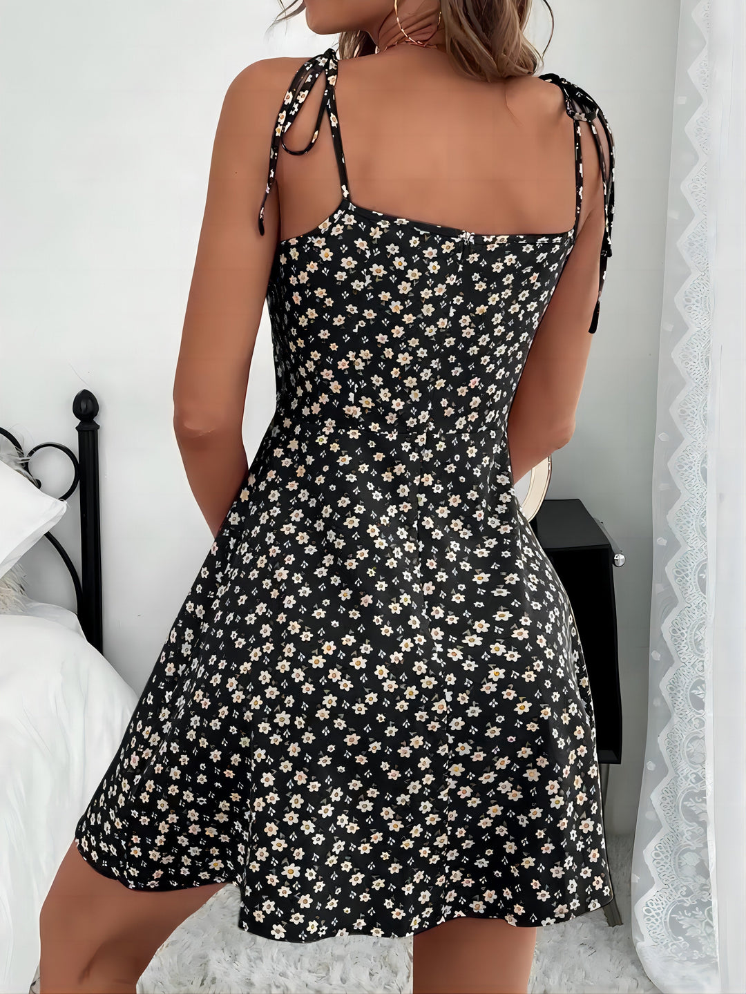 Celeste | Vestido corto de flores