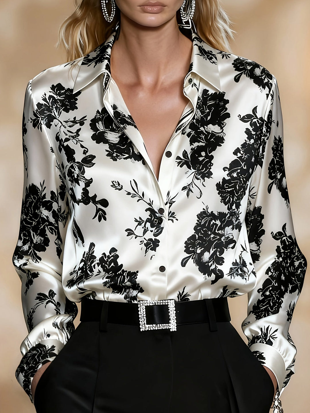 Rosa | Blusa floral elegante