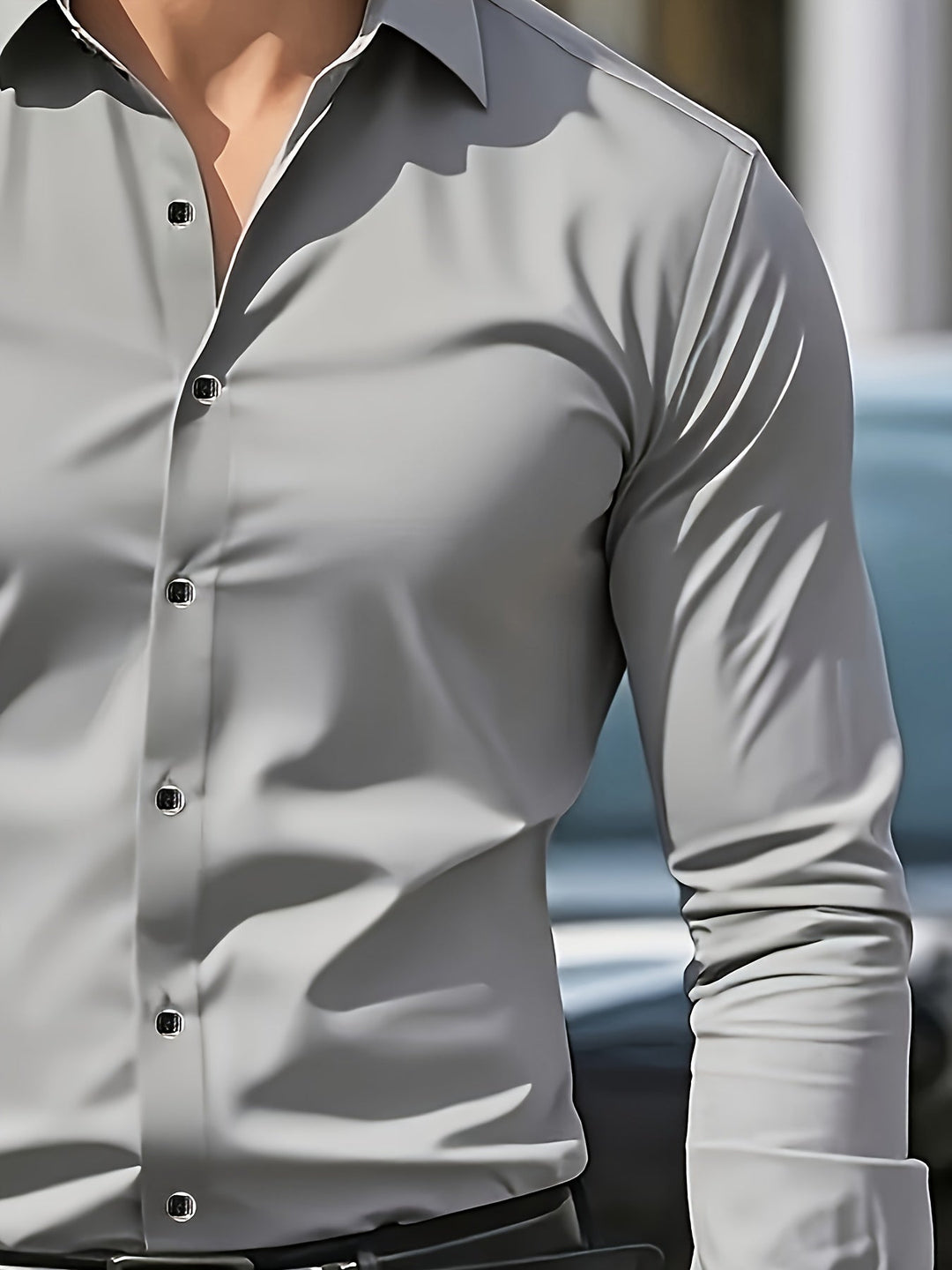 Osvaldo | Camisa manga larga de corte entallado