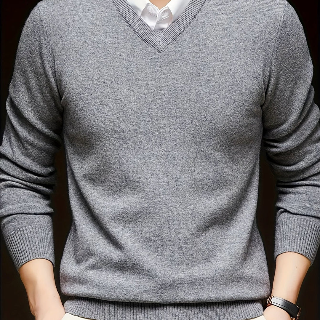 Germán | Sweater cuello V para hombre