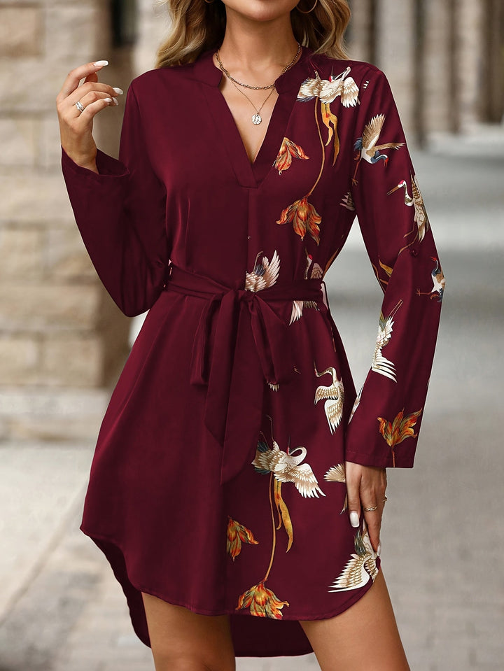Solange | Vestido camisero con cinturón