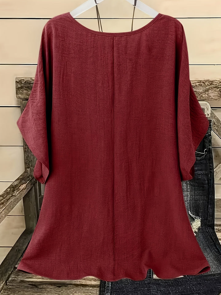 Vanina | Blusa suelta manga murciélago