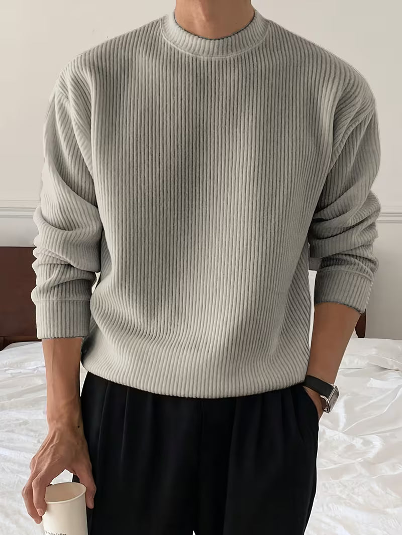 Salvador | Sweater de punto acanalado manga larga